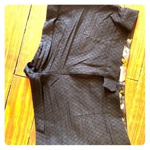 Black hip waisted shorts